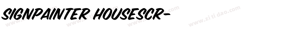 SignPainter HouseScr字体转换
